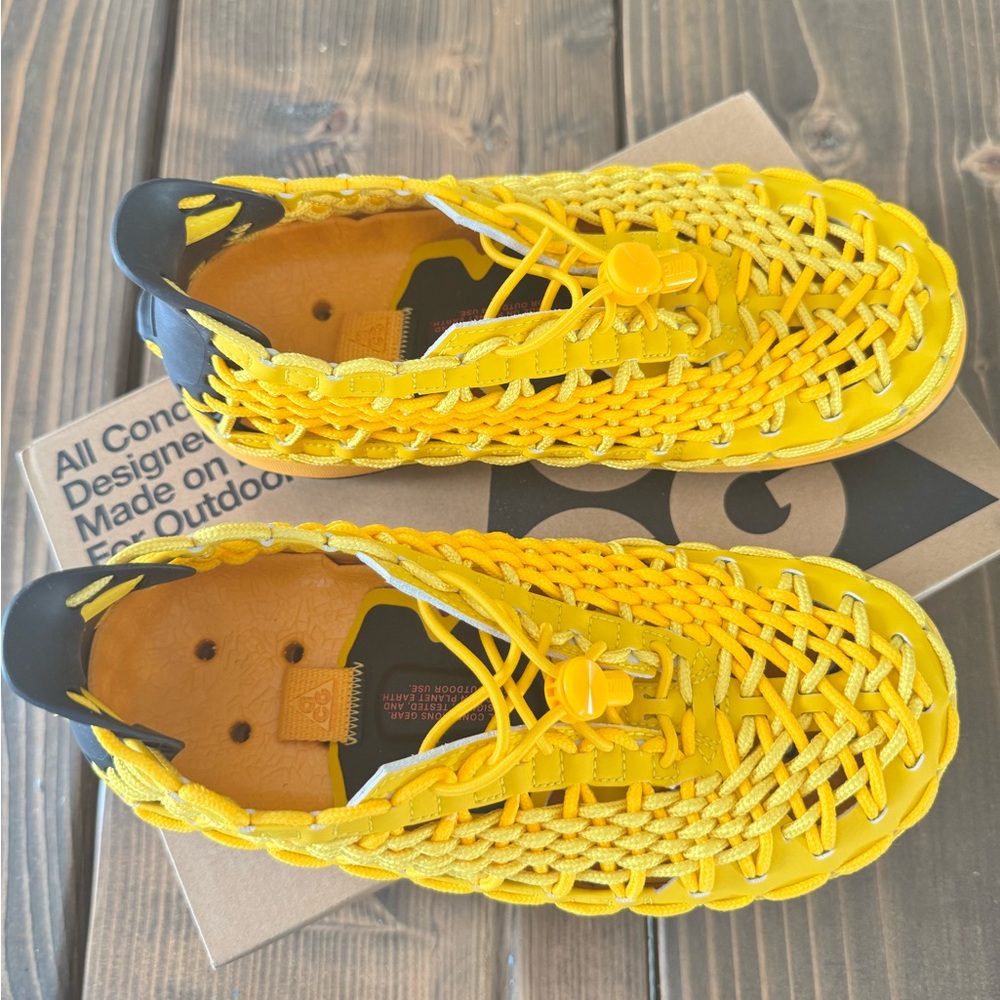 Nike ACG Yellow Athletic Shoes